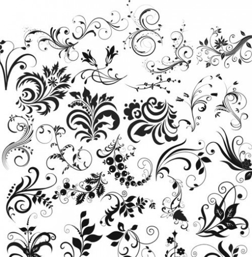 دانلود براش میکس گلدار Floral Mix brushes