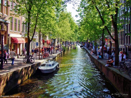 عکس شهر آمستردام در هلند