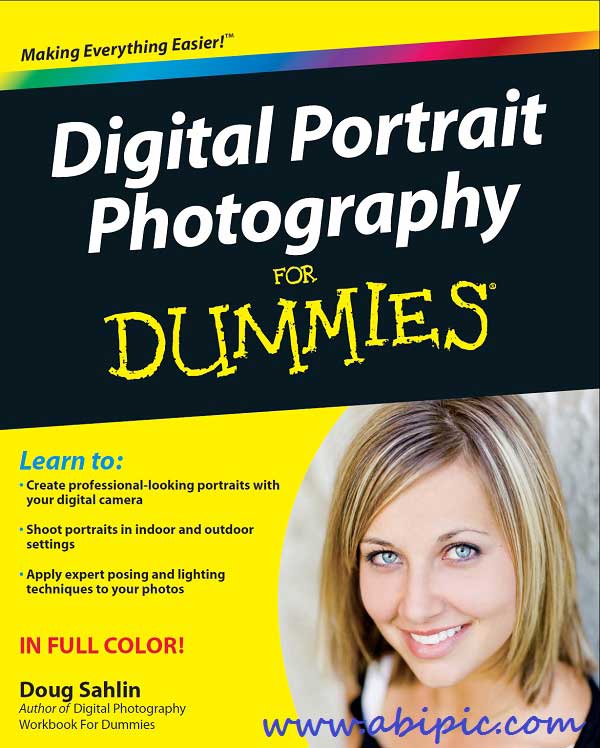 کتاب آموزش عکاسی پرتره برای افراد تازه کار Digital Portrait Photography For Dummies