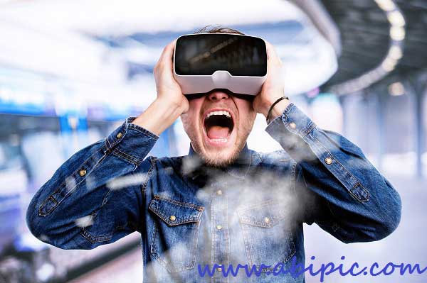 دانلود تصاویر استوک دوربین واقعیت مجازی Virtual reality glasses
