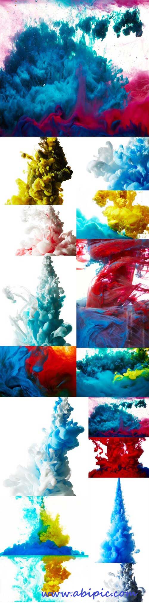 دانلود تصاویر استوک پس زمینه پودر و پخش رنگ شماره 2 Abstract paint splash