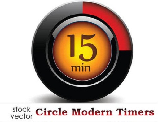 دانلود وکتور تایمر و زمانسنج دایره ای Vectors - Circle Modern Timers