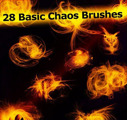 دانلود مجموعه 28 براش زیبای جادویی Brushes set - 28 basic chaos