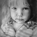 عکس های زیبا از طراحی چهره کودکان با مداد
