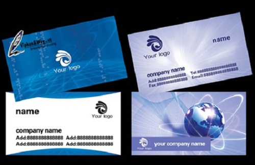 دانلود طرح لایه باز 2 کارت ویزیت با موضوع تکنولوژی technology company business card PSD template