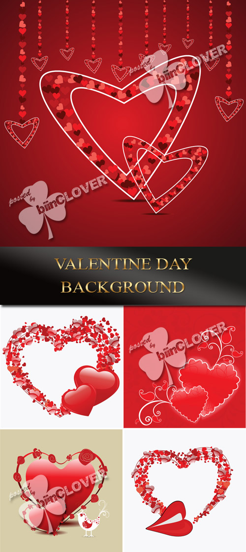 دانلود وکتور های بکگراند ولنتاین Valentine Day background