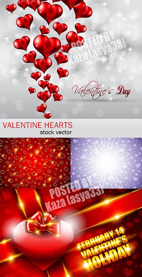 دانلود کارت و وکتورهای پس زمینه ولنتاین Valentine cards & backgrounds