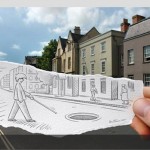 تصاویر هنرنمایی زیبا از تلفیق نقاشی و عکس