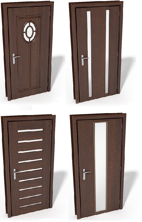 دانلود مدل های 3 بعدی انواع مختلف در 3D Collection door models