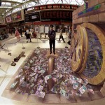 تصاویری از طـراحی های ديدني و سـه بـعدی خیـابانی