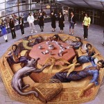 تصاویری از طـراحی های ديدني و سـه بـعدی خیـابانی