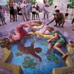 تصاویری از طـراحی های ديدني و سـه بـعدی خیـابانی