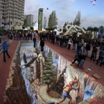 تصاویری از طـراحی های ديدني و سـه بـعدی خیـابانی