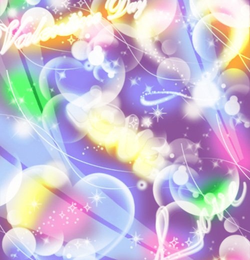 دانلود براش ساخت حباب در فتوشاپ Bubbles of love Brushes for Photoshop