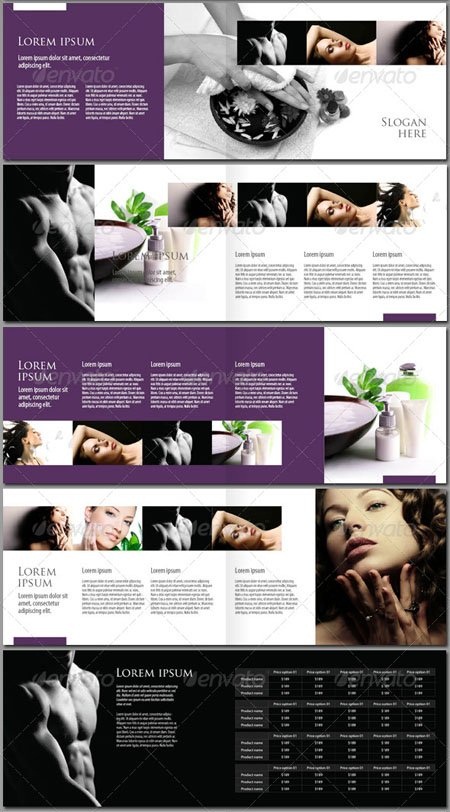 دانلود بروشور آماده ایندیزاین سایز GraphicRiver INDD Brochure - Booklet A5