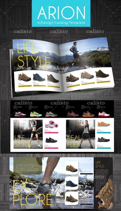 دانلود طرح آماده کاتالوگ 16 صفحه ای برای ایندیزاین InDesign Catalog Template