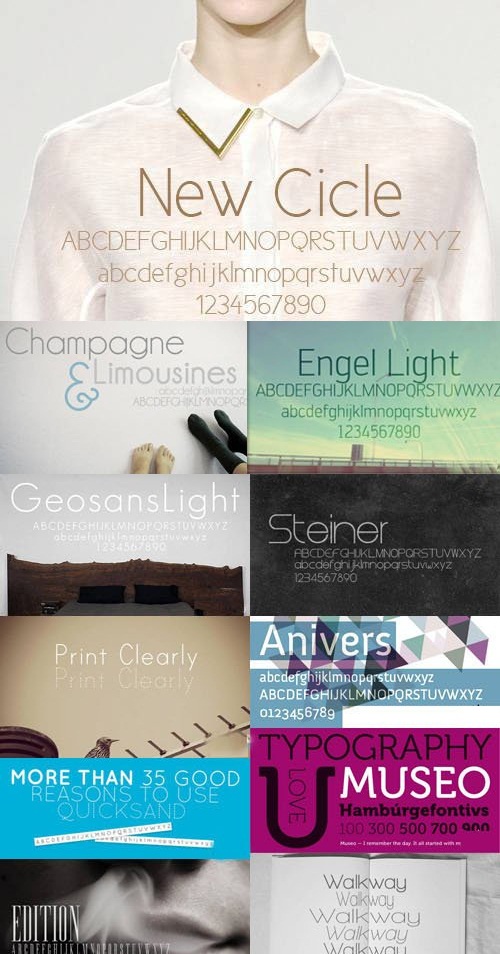 مجموعه دوم فونت های فوق العاده زیبا برای طراحی