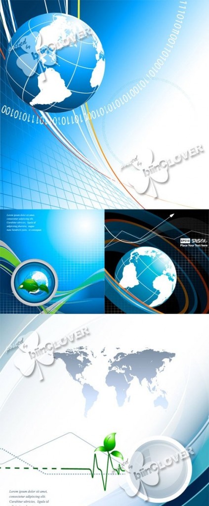 دانلود وکتور تصاویر و بکگراند های گرافیکی Abstract background with globe