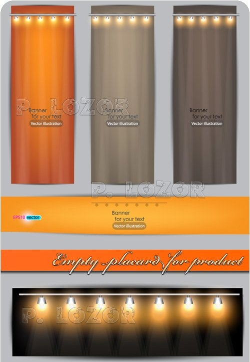 دانلود طرح وکتور انواع مختلف پلاکارد