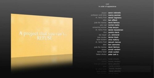 دانلود 10 پروژه افترافکت آماده برای تیتراژ فیلم Film Credits - Project for After Effects