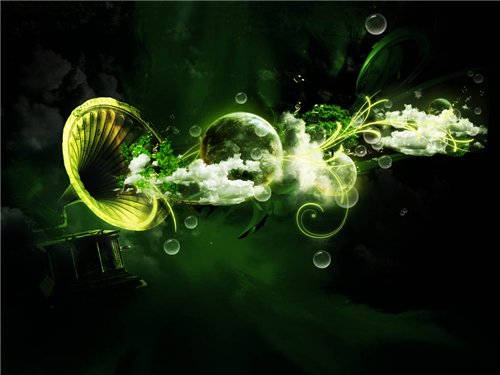 دانلود طرح لایه باز زیبای گرامافون با طرح گل