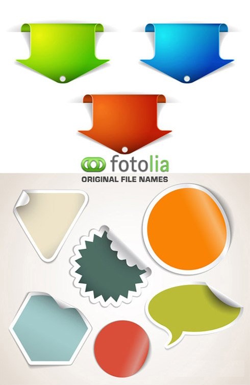 دانلود مجموعه وکتور لیبل و برچسب برای طراحی