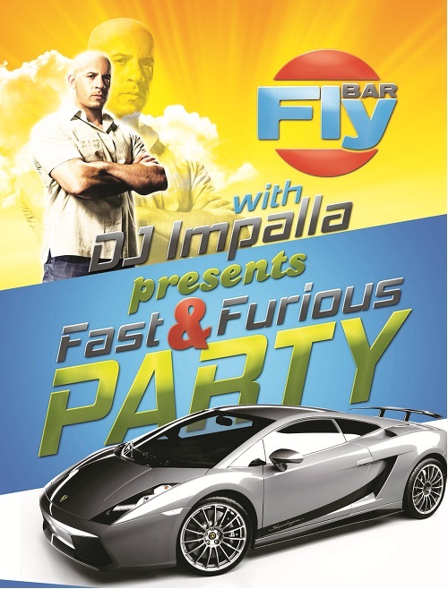 دانلود پوستر لایه باز سریع و آتشین Fast & Furious Party Flyer Psd