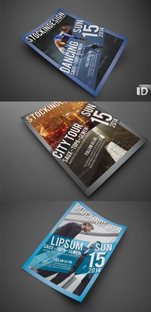 دانلود طرح آماده پوستر ایندیزاین InDesign Business Flyer Template