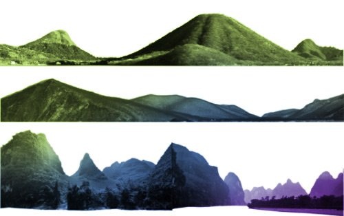 دانلود براش زیبای ساخت کوه و کوهستان برای فتوشاپ