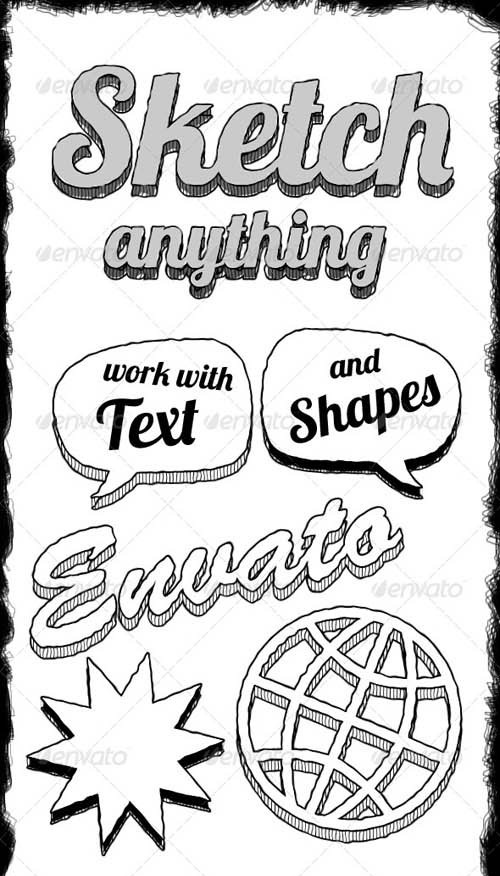 دانلود پکیج مخصوص تبدیل هرچیزی به نقاشی و طراحی ساده در فتوشاپ