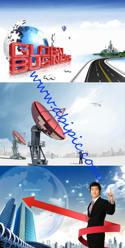 دانلود مجموعه طرح های لایه باز PSD باموضوع تجارت و تکنولوژی