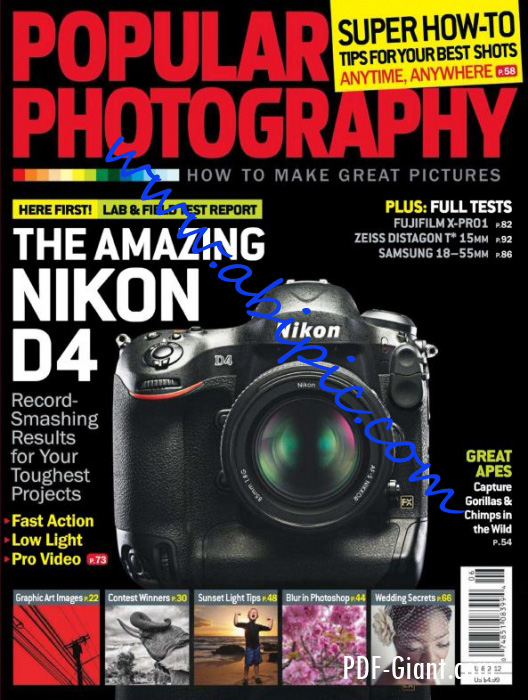 دانلود مجله عکاسی Popular Photography شماره June 2012