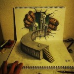 تصاویری از نقاشی های به ظاهر سه بعدی بسیار زیبا