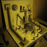 تصاویری از نقاشی های به ظاهر سه بعدی بسیار زیبا