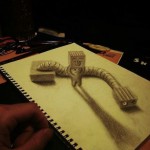 تصاویری از نقاشی های به ظاهر سه بعدی بسیار زیبا