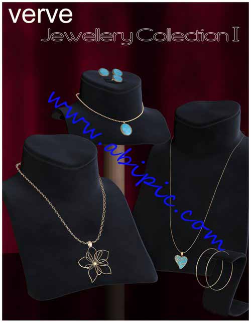 دانلود طرح و مدل 3 بعدی جواهرات Jewellery Collection