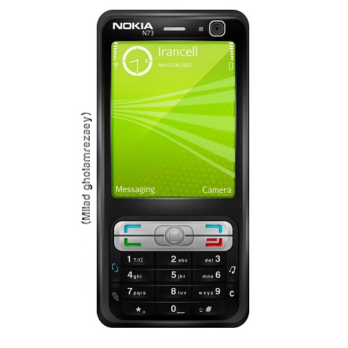 دانلود طرح لایه باز PSD نوکیا N73