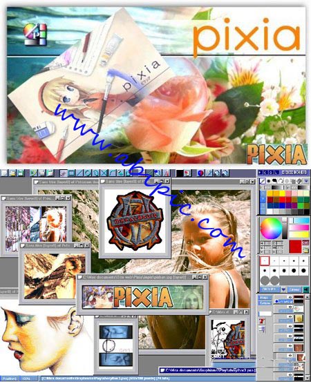 دانلود نرم افزار ویرایش عکس و نقاشی Pixia 4.79d