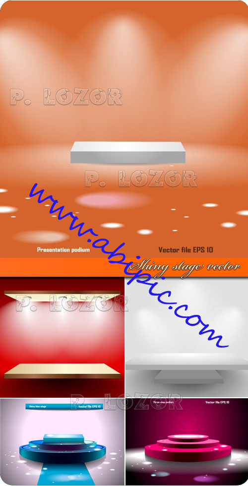 دانلود وکتور سکو قهرمانی و تریبون سخنرانی