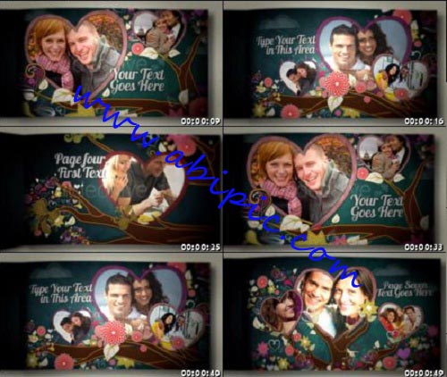 دانلود پروژه افتر افکت با نام درخت عاشقی After Effects Project Tree of Love