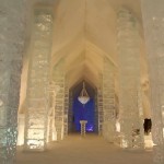 تصاویری بسیار زیبا از هتل ساخته شده از یخ در کانادا