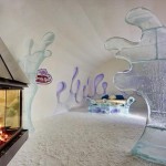 تصاویری بسیار زیبا از هتل ساخته شده از یخ در کانادا