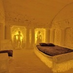 تصاویری بسیار زیبا از هتل ساخته شده از یخ در کانادا