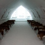 تصاویری بسیار زیبا از هتل ساخته شده از یخ در کانادا