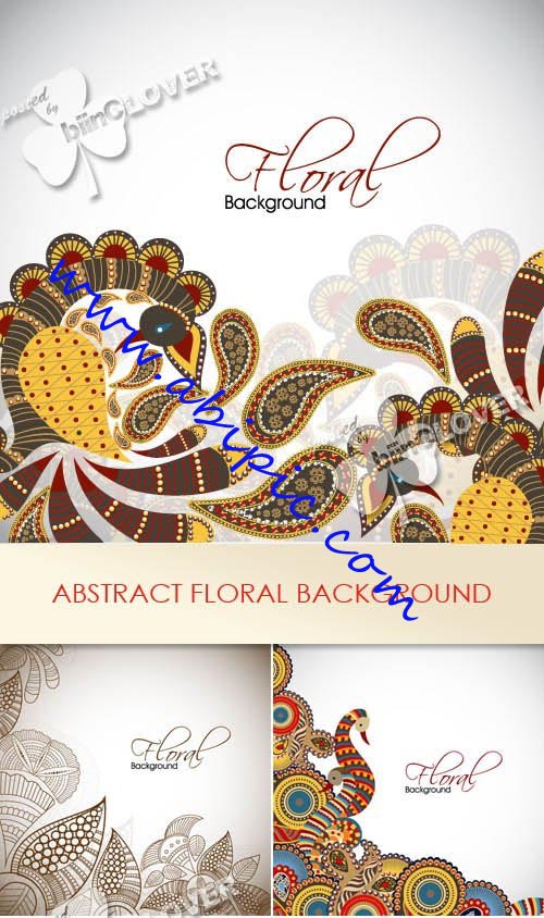 دانلود وکتور تصاویر بکگراند انتزائی Abstract floral background