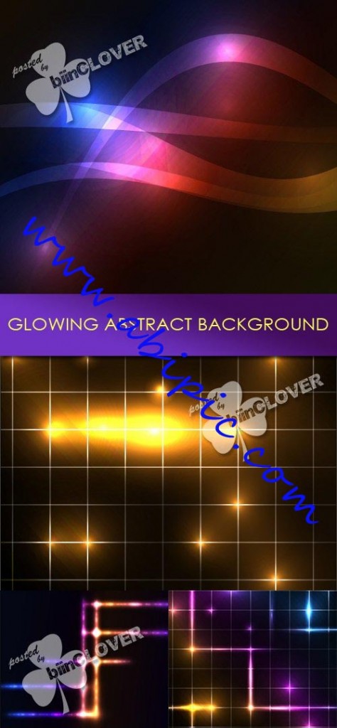 دانلود وکتورهای پس زمینه گرافیکی با طرح درخشان Glowing abstract background
