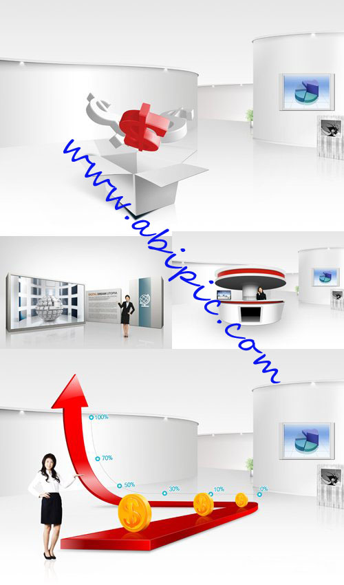دانلود 2 سورس لایه باز دفتر کار مدرن Sources A new office design