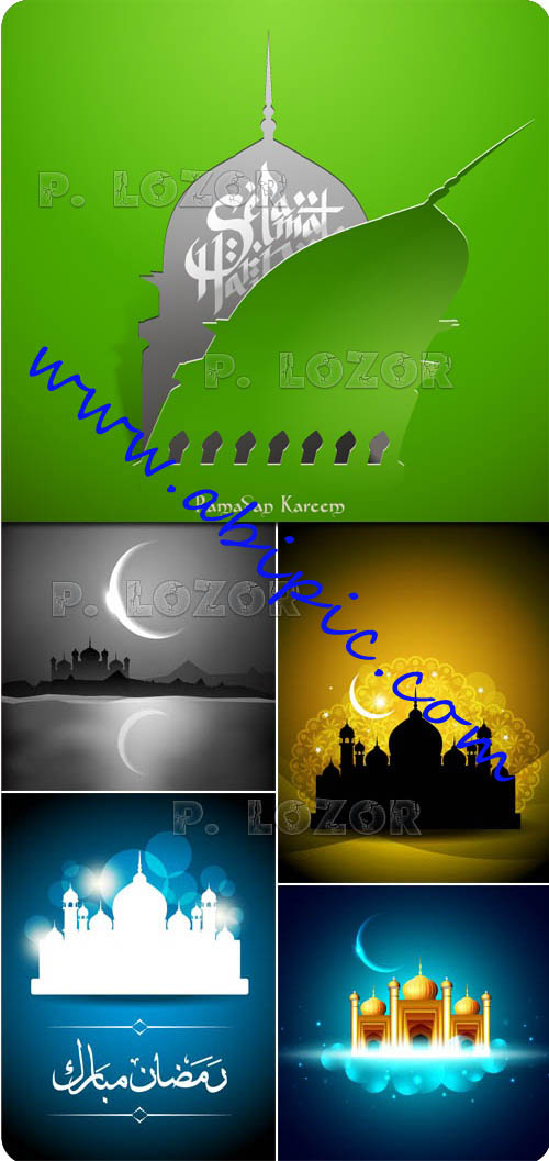 دانلود وکتور های پس زمینه ماه رمضان شماره 3