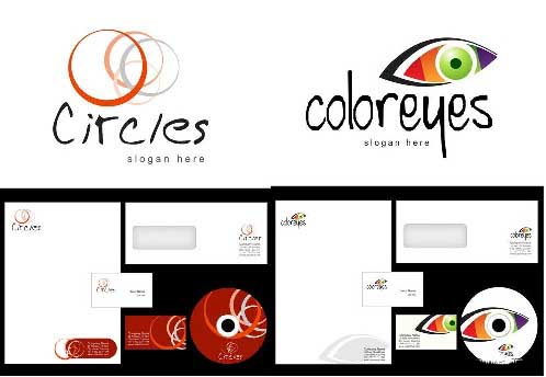 دانلود ۲ طرح وکتور مختلف ست کامل اداری Corporate Business Elements