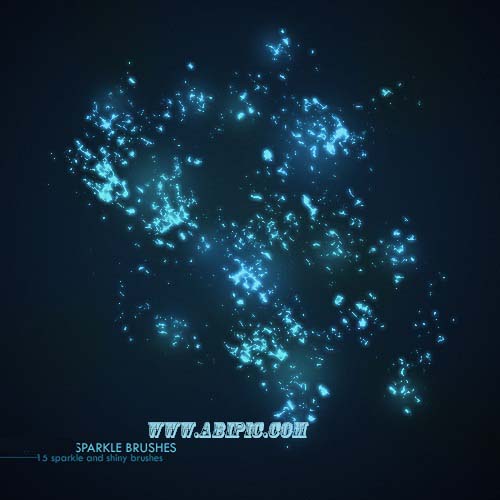 دانلود براش جرقه های نورانی فتوشاپ Sparkle Shiny Brushes